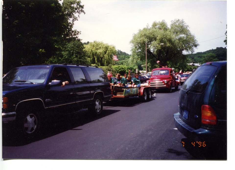 1996 4th Parade - Presbyterian Camp vehicles -5